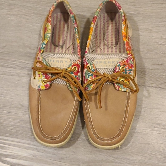 Sperry Top-Sider women's Size 8 Neon Floral - Picture 1 of 7